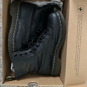 Dr. Martens Black Leather Boots